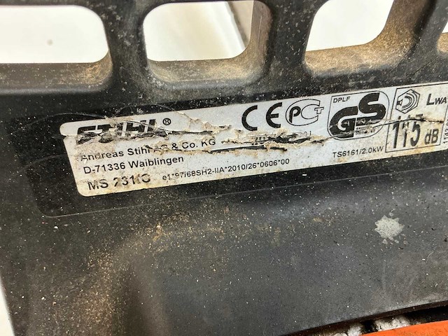 Stihl ms231 kettingzaag - afbeelding 4 van  4