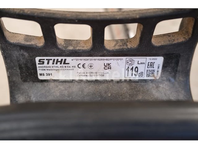 Stihl ms391 benzinekettingzaag - afbeelding 3 van  6