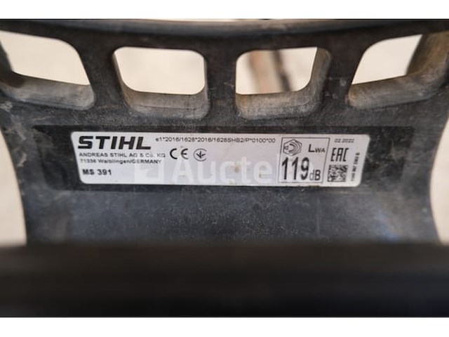 Stihl ms391 benzinekettingzaag - afbeelding 6 van  8