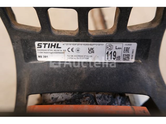 Stihl ms391 benzinekettingzaag - afbeelding 8 van  8