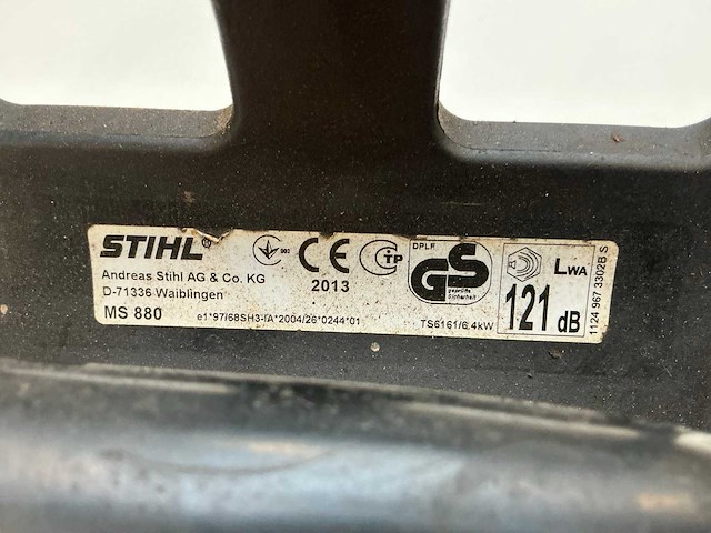 Stihl ms880 kettingzaag - afbeelding 7 van  7