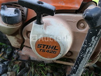 Stihl ts 420 laser thermische kettingzaag + statief - afbeelding 3 van  7