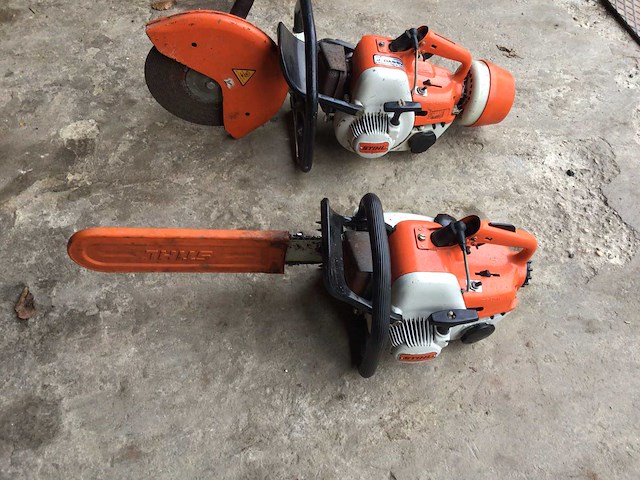 Stihl ts350/08s kettingzaag (2x) - afbeelding 3 van  9