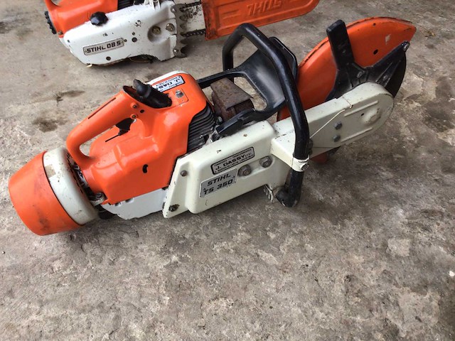 Stihl ts350/08s kettingzaag (2x) - afbeelding 7 van  9