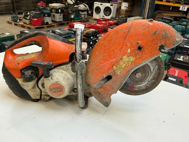 Stihl ts420 betonzaag - afbeelding 1 van  3