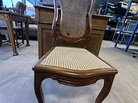 Stijlbureel met rieten stoel - afbeelding 4 van  5