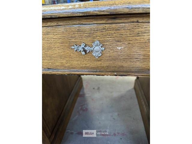 Stijlbureel met rieten stoel - afbeelding 5 van  5