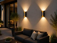 Stijlvolle buiten led wandlamp (horoz) – 10w – 4200k neutraal wit – ip65 – marvel-10 (4 stuks) - afbeelding 2 van  5