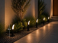 Stijlvolle buiten led wandlamp (horoz) – 12w – 4200k neutraal wit – ip65 – prestige-2 (4 stuks)