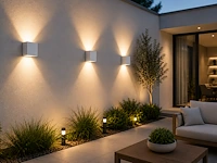 Stijlvolle buiten led wandlamp (horoz) – 4w – 4200k neutraal wit – ip65 – sekoya (6 stuks)
