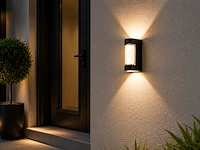 Stijlvolle buiten led wandlamp (horoz) – 6w – 4200k neutraal wit – ip65 – vector-6 (4 stuks)