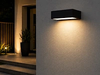 Stijlvolle buiten led wandlamp (horoz) – 9w – 4200k neutraal wit – ip65 – andiz (6 stuks)