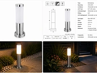 Stijlvolle buiten led wandlamp (horoz) – ip44 – defne-3 (4 stuks) - afbeelding 4 van  5