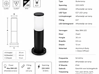 Stijlvolle buiten led wandlamp (horoz) – ip44 – kavak-3 (4 stuks) - afbeelding 5 van  5
