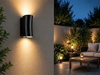 Stijlvolle buiten led wandlamp (horoz) – ip44 – safari (4 stuks)
