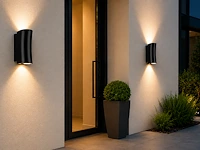 Stijlvolle buiten led wandlamp (horoz) – ip44 – safari (4 stuks) - afbeelding 2 van  5