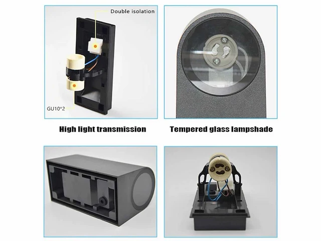 Stijlvolle buiten led wandlamp (horoz) – ip65 (6 stuks) - afbeelding 4 van  5