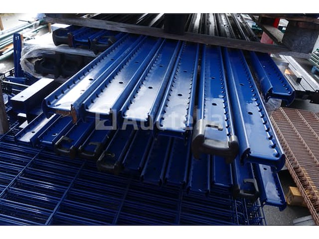 Stijve hekpanelen + palen + accessoires (ral5003) - afbeelding 5 van  12