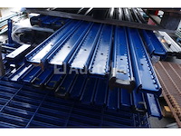 Stijve hekpanelen + palen + accessoires (ral5003) - afbeelding 5 van  12