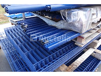 Stijve hekpanelen + palen + accessoires (ral5003) - afbeelding 7 van  12