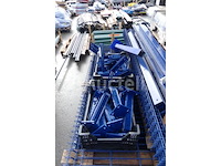 Stijve hekpanelen + palen + accessoires (ral5003) - afbeelding 9 van  12