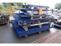 Stijve hekpanelen + palen + accessoires (ral5003) - afbeelding 11 van  12