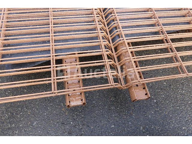 Stijve hekpanelen + palen (ral8024) - afbeelding 5 van  5