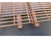 Stijve hekpanelen + palen (ral8024) - afbeelding 5 van  5