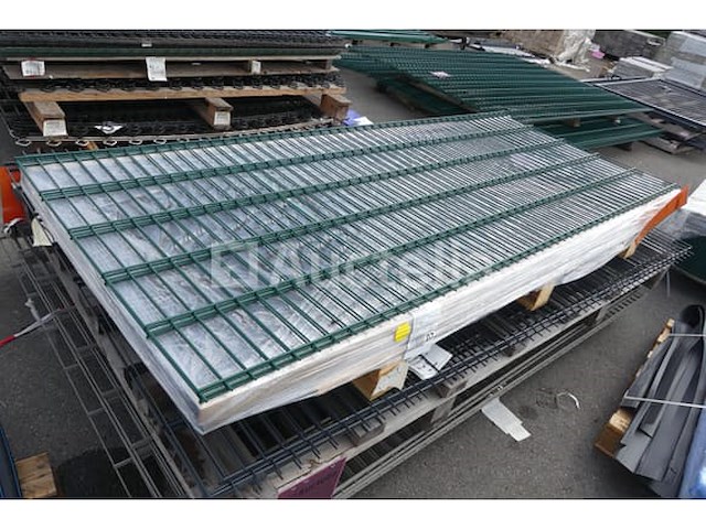 Stijve hekpanelen (ral6005) - afbeelding 7 van  8