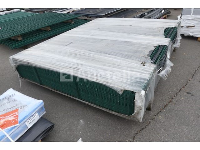 Stijve hekpanelen (ral6005) - afbeelding 3 van  8