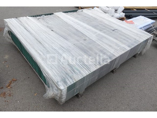 Stijve hekpanelen (ral6005) - afbeelding 7 van  8