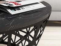 Stil salontafel | 100% melamine | zwart - afbeelding 2 van  3