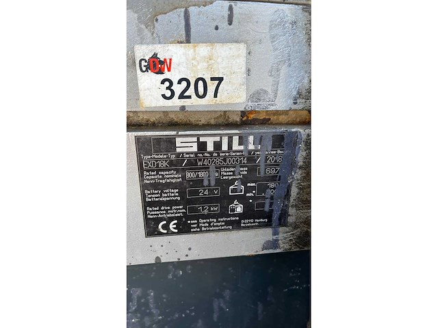 Still - 2018 - exd18k - elektrische dubbele palletstapelaar - afbeelding 9 van  21