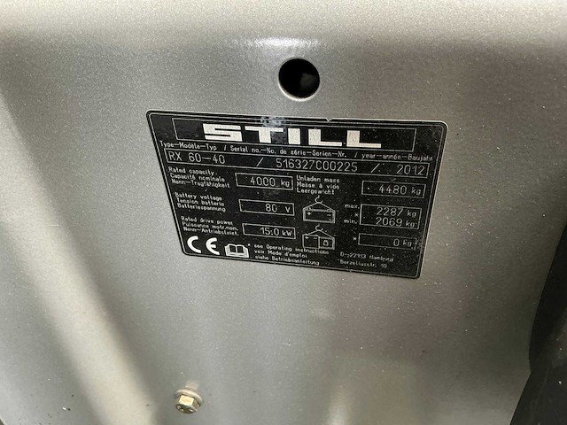 Still - rx60-40 - vorkheftrucks - 2012 - afbeelding 13 van  15