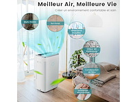 Stille luchtontvochtiger 25l/dag met 6,5l tank voor kamers tot 50m² - afbeelding 4 van  6