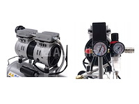 Stille olievrije compressor 50 l kraft&dele