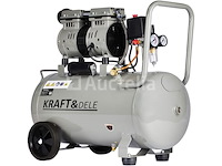 Stille olievrije compressor 50 l kraft&dele - afbeelding 2 van  5
