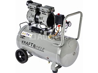 Stille olievrije compressor 50 l kraft&dele - afbeelding 3 van  5