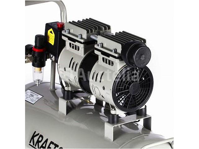 Stille olievrije compressor 50 l kraft&dele - afbeelding 4 van  5