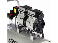 Stille olievrije compressor 50 l kraft&dele - afbeelding 4 van  5