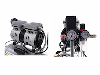 Stille olievrije compressor 50 l kraft&dele