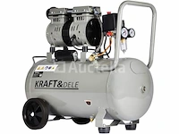 Stille olievrije compressor 50 l kraft&dele - afbeelding 2 van  5