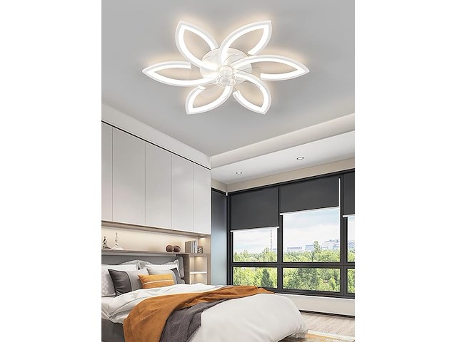 Stille plafondventilator met licht - afbeelding 2 van  3