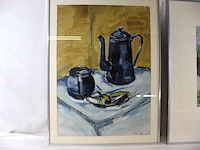 Stilleven schilderij (x2) - afbeelding 4 van  7