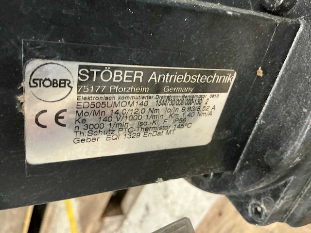 Stöber ed505 servomotor met reductie - afbeelding 3 van  5
