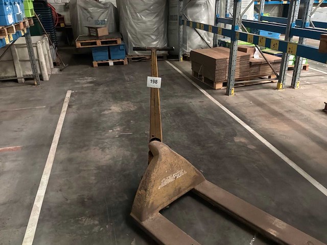 Stocka hand hydraulische palletwagen - afbeelding 3 van  4