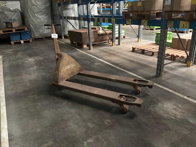 Stocka hand hydraulische palletwagen - afbeelding 4 van  4