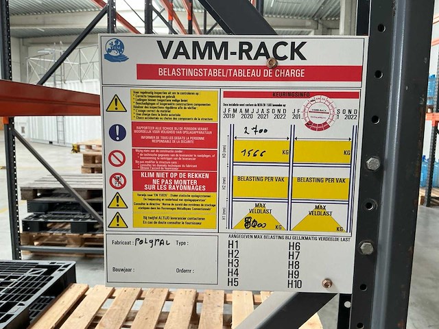 Stockpal ca 24,3lm palletstelling - afbeelding 11 van  12