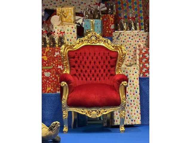 Stoel - barrok stoel - sinterklaasstoel - afbeelding 3 van  5