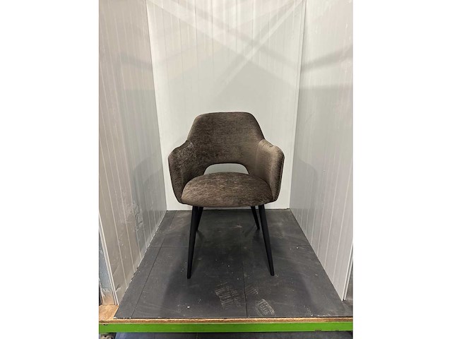 Stoel bruin 1 stuk - afbeelding 2 van  2